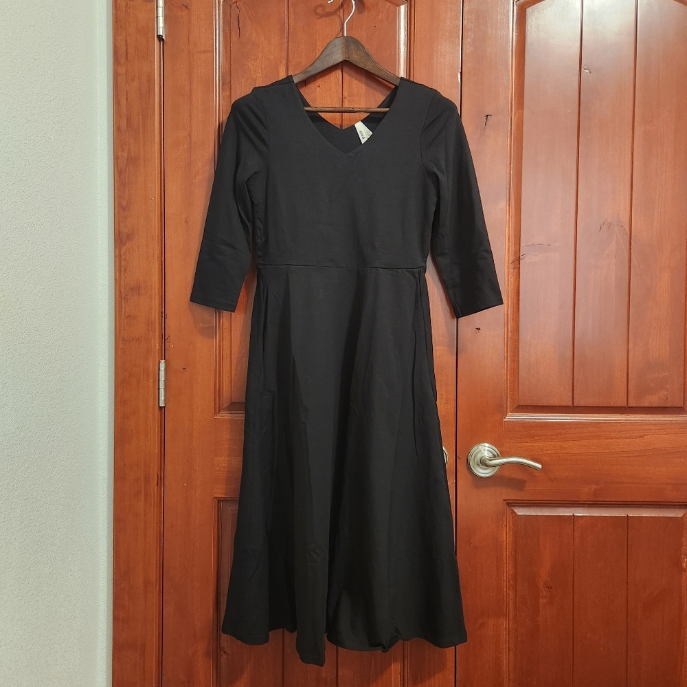 Pact Fit And Flare Midi Dress